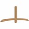 Ekena Millwork Bellingham Timber Gable Bracket, Western Red Cedar, 84"W x 31"H x 3 1/2"D x 3 1/2"F, 9/12 Pitch GBW084X31X0404BEL00SWR - alternate 2